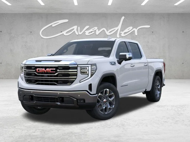 New 2026 Glacier White Tricoat GMC SLT image 6
