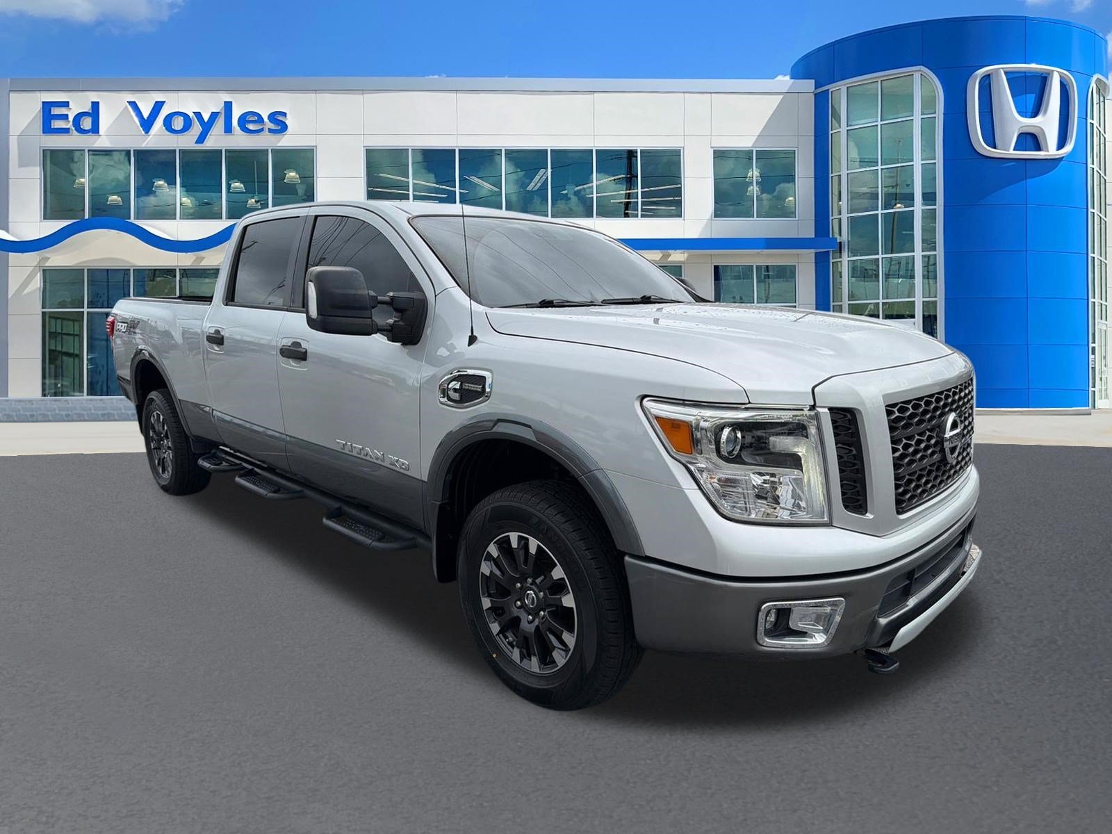 Used 2018 Brilliant Silver Nissan PRO-4X image 1