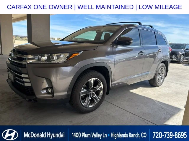 2019 Toyota Highlander Limited Platinum