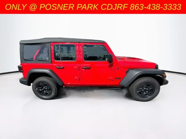 New 2026 Firecracker Red Clear-Coat Exterior Paint Jeep Sport image 4