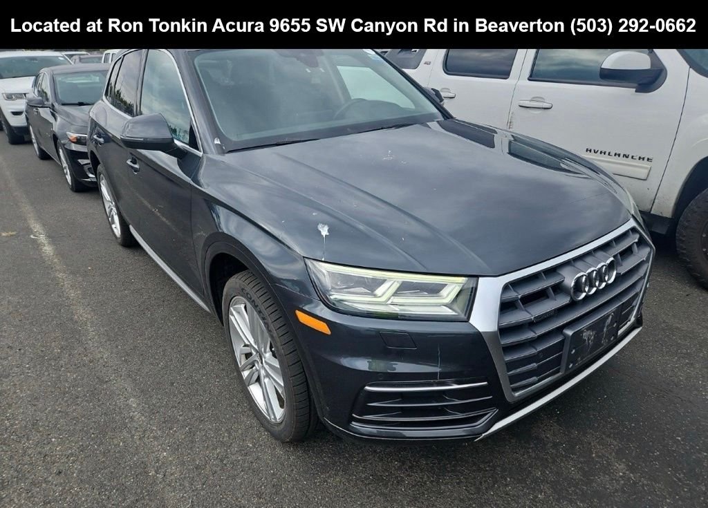 Used 2018 Gray Metallic Audi 2.0T Premium Plus image 1