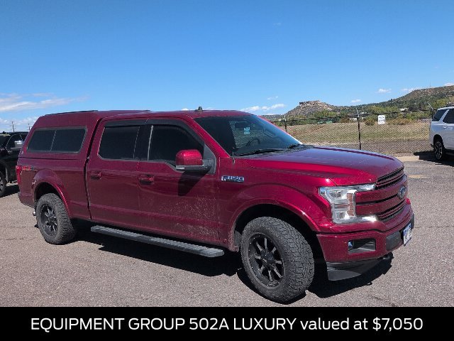 Used 2019 Ruby Red Metallic Tinted Clearcoat Ford Lariat image 3