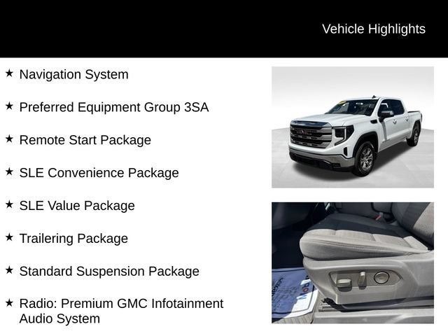 Used 2023 Summit White GMC SLE image 7