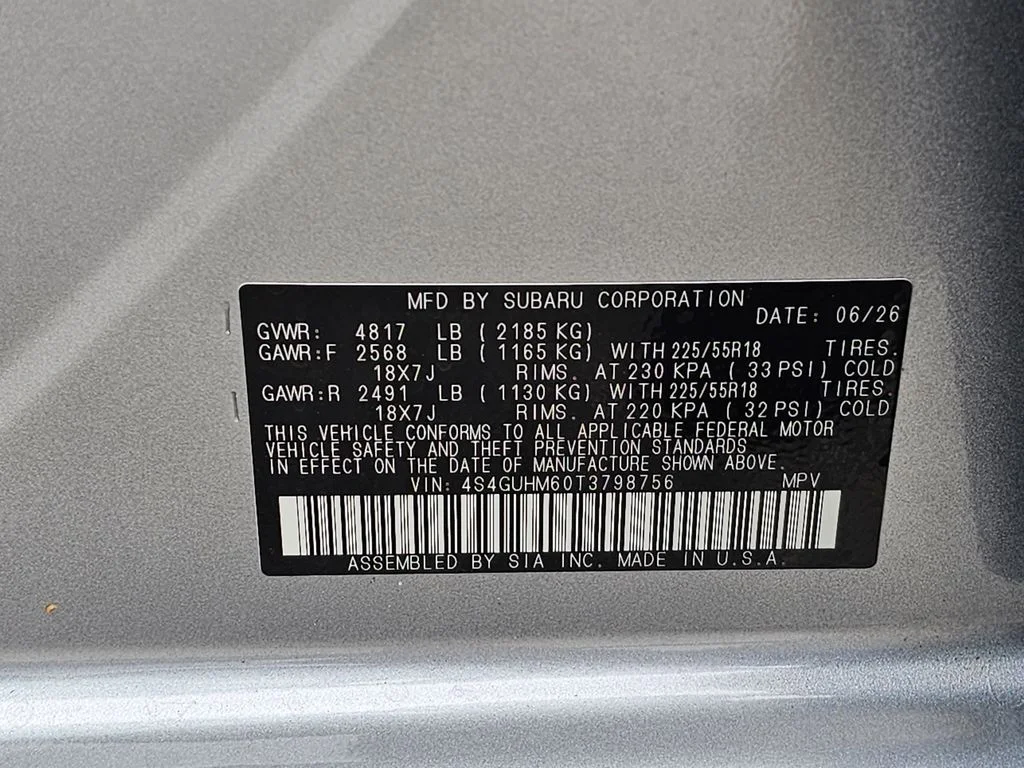 New 2026 ICE SILVER METALLIC Subaru Limited image 31