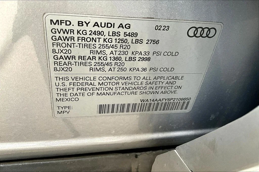 Used 2023 Silver Audi 45 S line Premium image 19