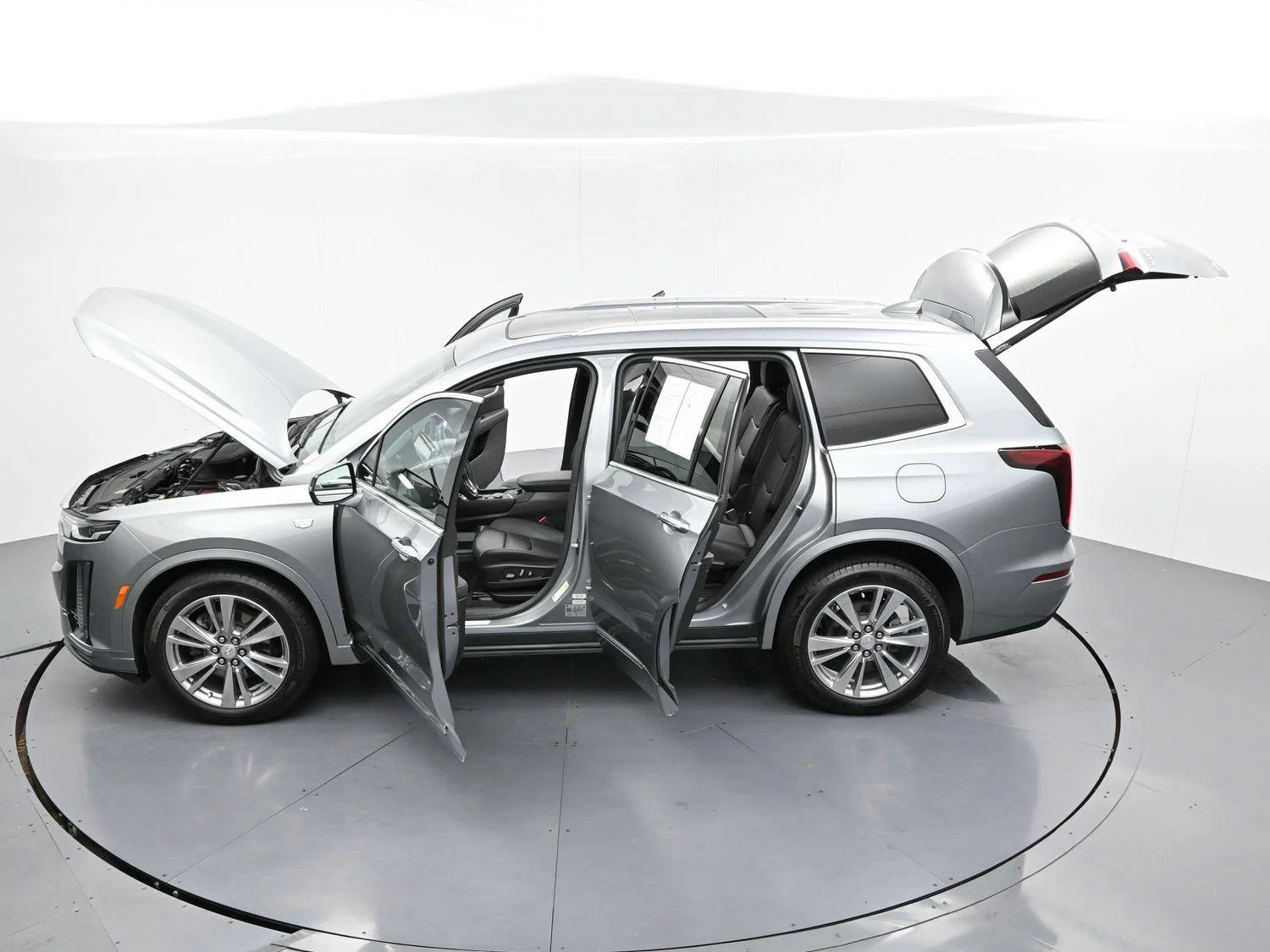 Used 2024 Argent Silver Metallic Cadillac Premium Luxury image 48