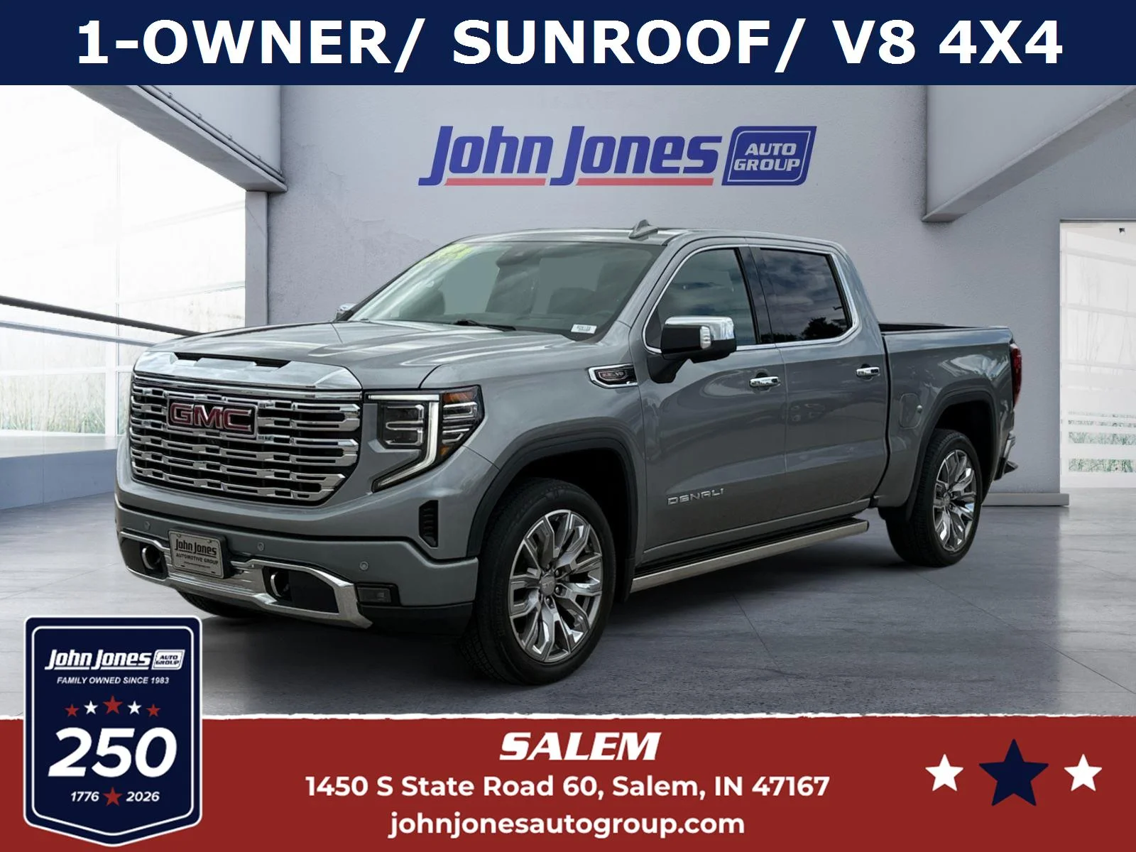 Used 2023 Sterling Metallic GMC Denali image 1