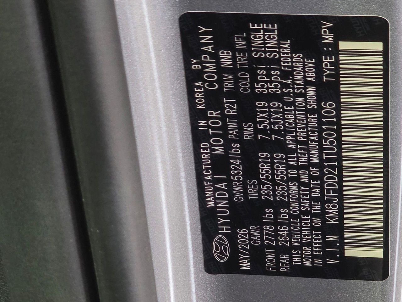 New 2026 Shimmering Silver Hyundai Limited image 35