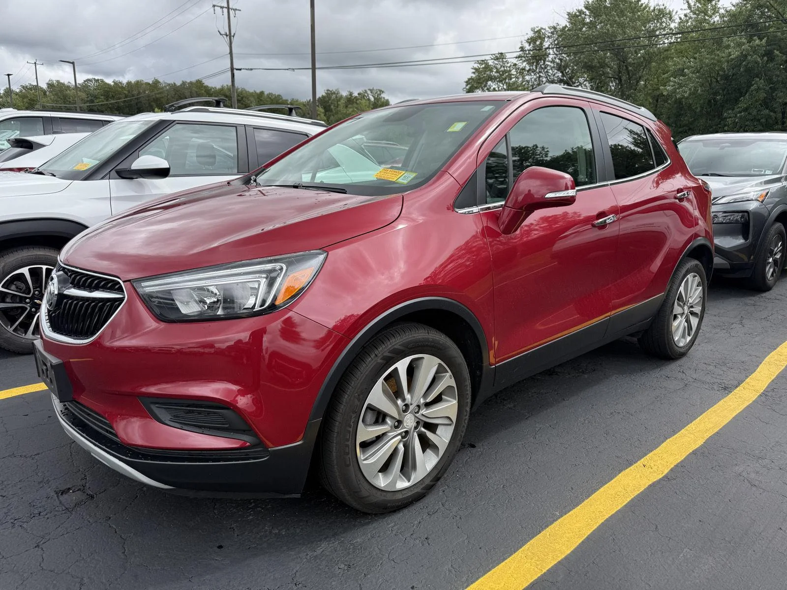Used 2019 Includes (CM5) Black Carbon Metallic lower exterior accent color, Paint code W700S. Buick Preferred image 3