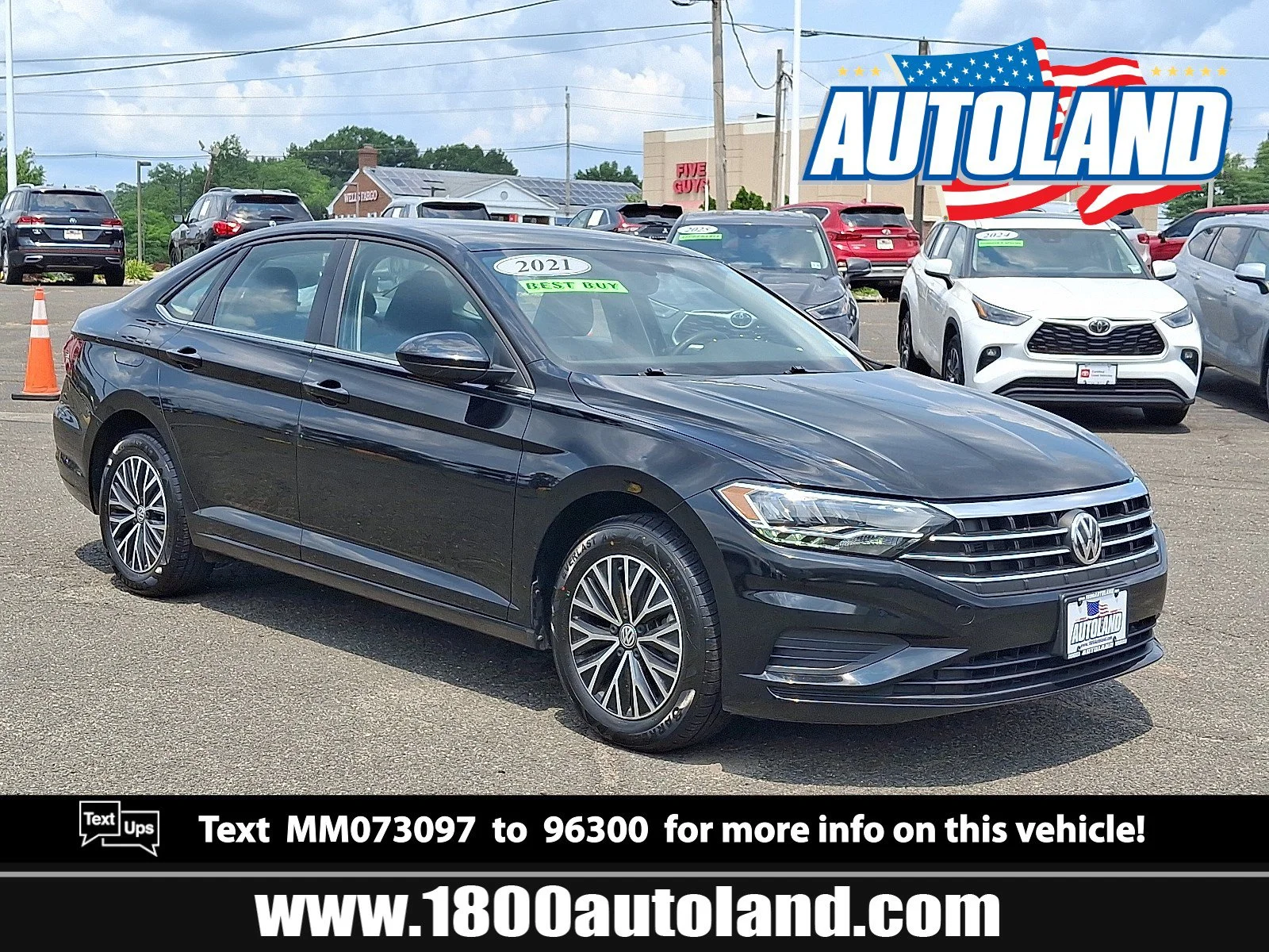 Used 2021 Black Uni - A1A1 Volkswagen S image 1