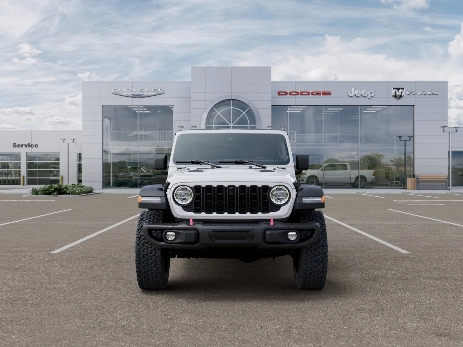 New 2026 Bright White Clear-Coat Exterior Paint Jeep Rubicon image 33