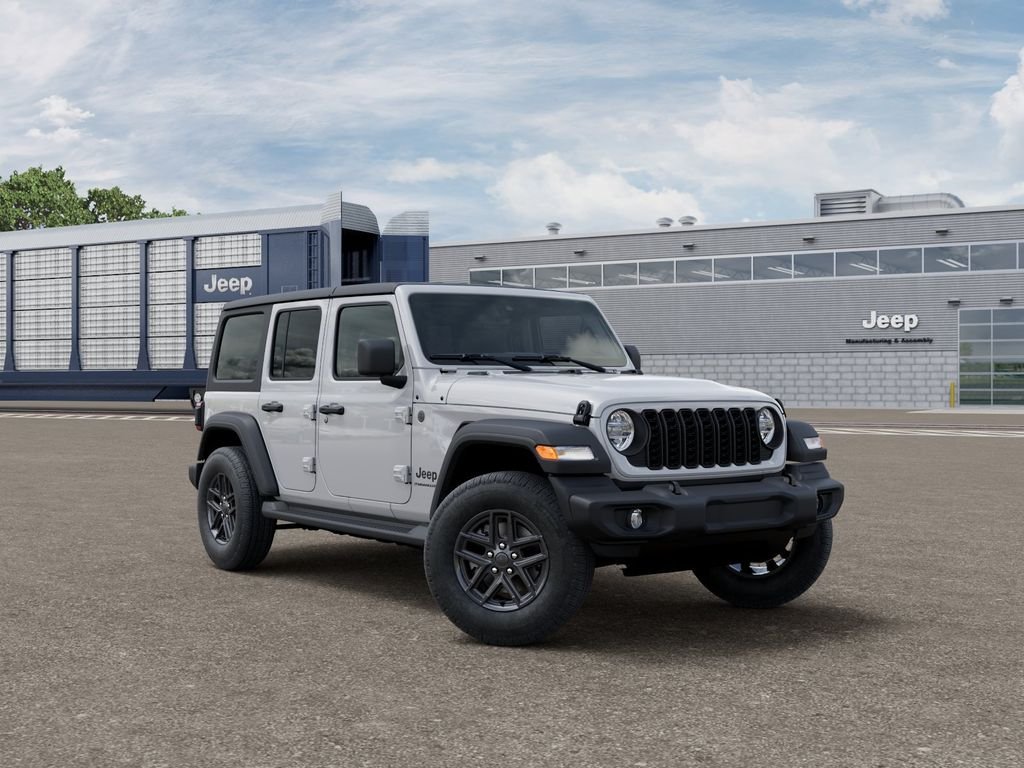 New 2026 Bright White Clear-Coat Exterior Paint Jeep Sport S image 5