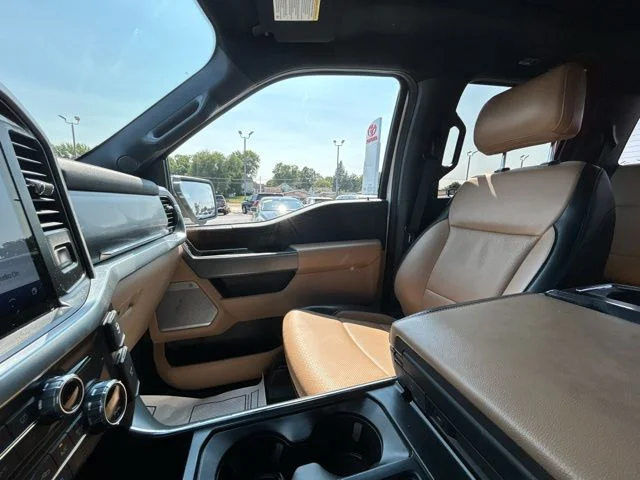 Used 2021 White Metallic Ford Lariat image 46