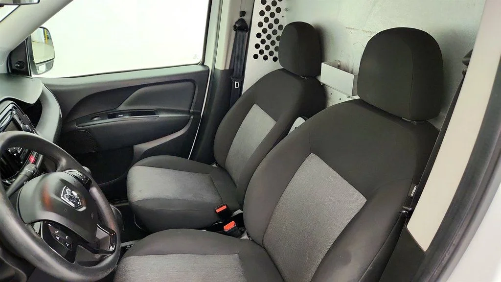 Used 2022 Bright White Ram Tradesman Van w/ Ranger Shelving & Ladder Rack System image 19