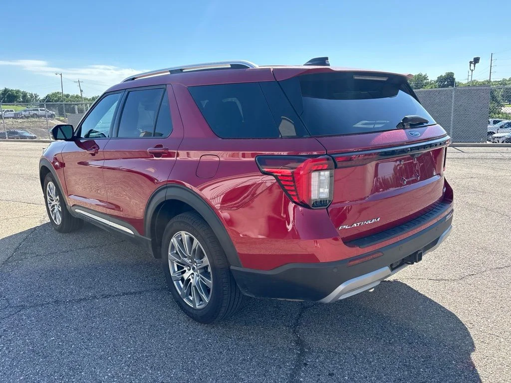 Used 2025 Red Metallic Ford Platinum image 5