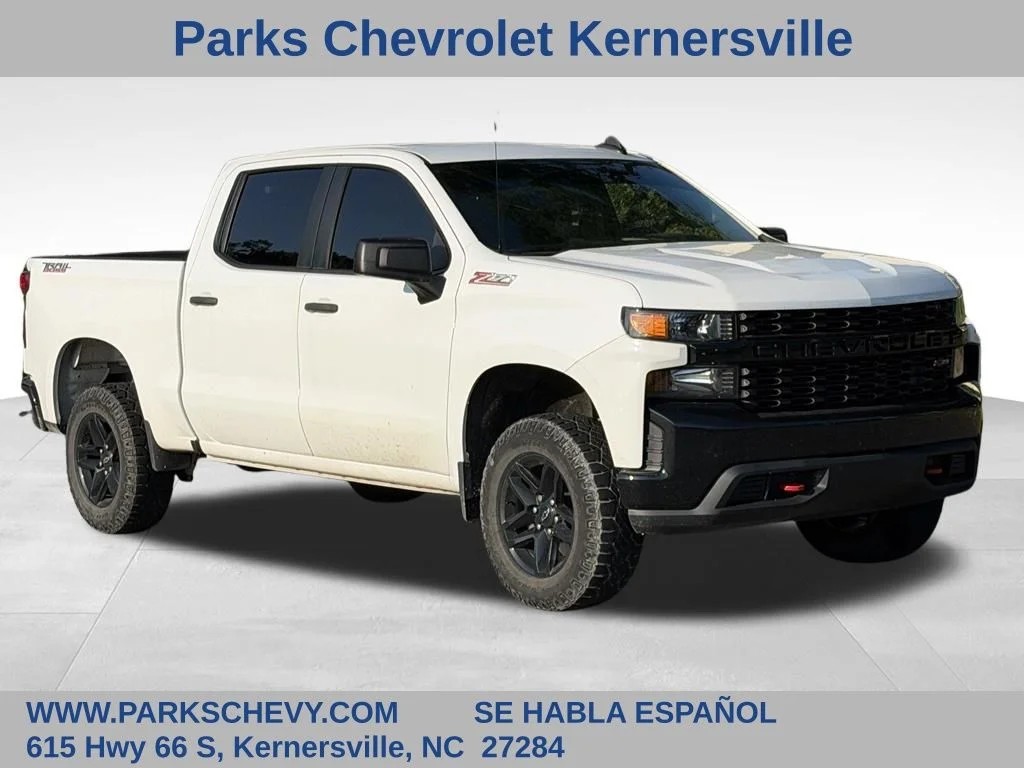 Used 2021 White Chevrolet Custom Trail Boss image 1