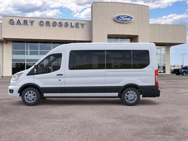 New 2025 Oxford White Ford Passenger Van XLT image 3
