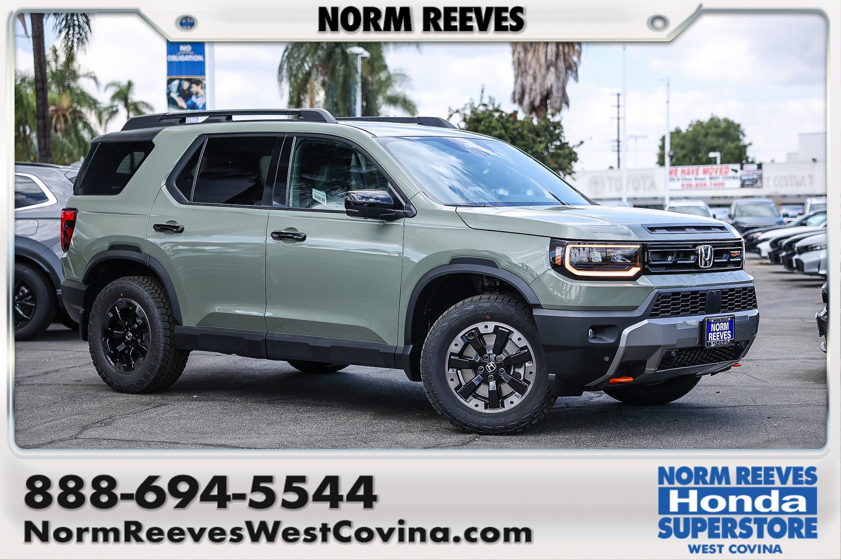 New 2026 Ash Green Metallic Honda TrailSport Elite AWD image 1