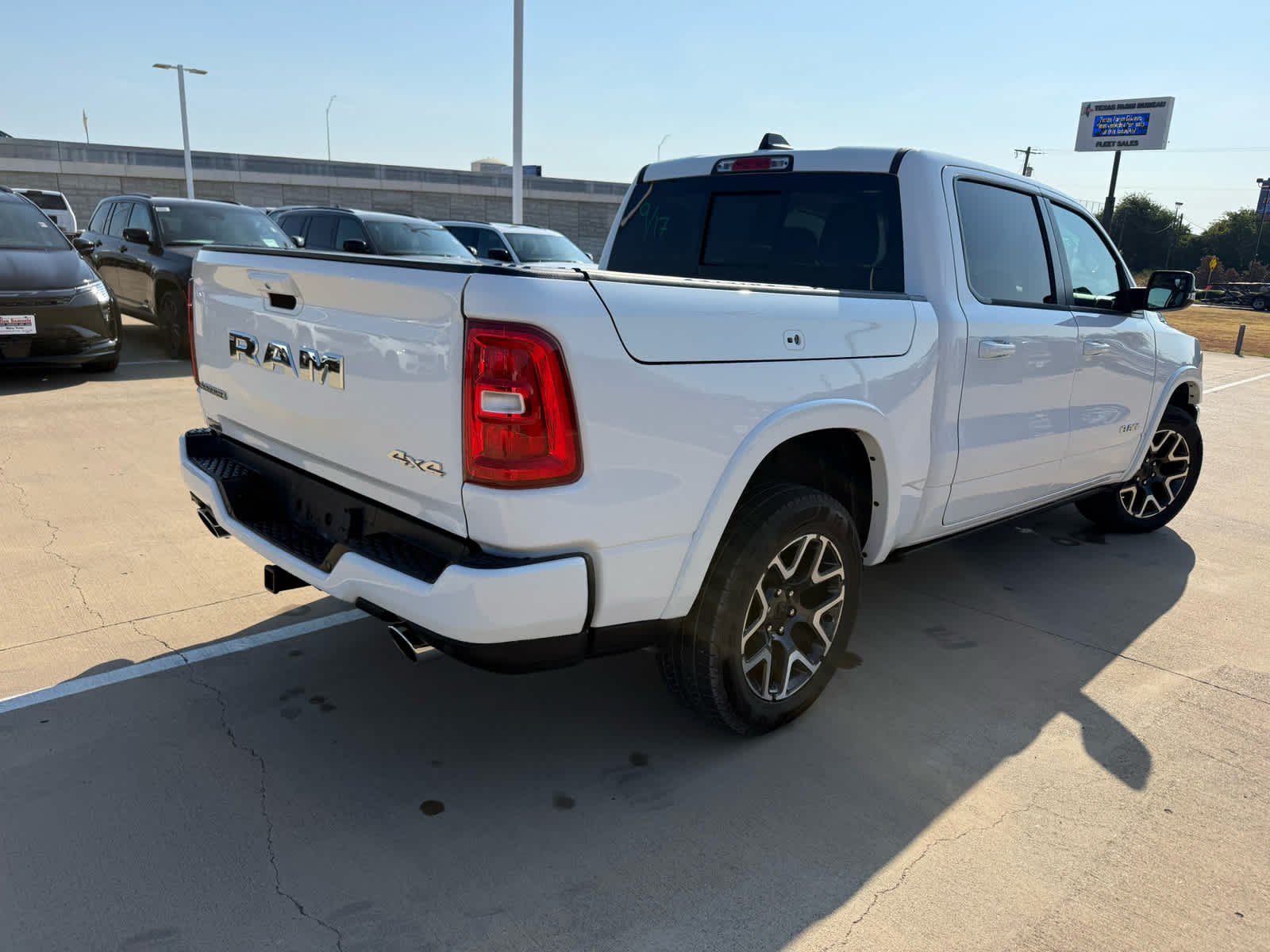 Used 2025 Bright White Clearcoat Ram Laramie image 4