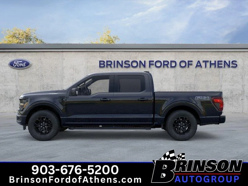 New 2026 Agate Black Metallic Ford XLT image 3