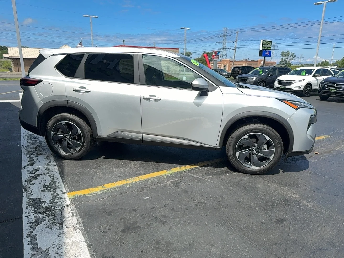Used 2025 Brilliant Silver Metallic Nissan SV image 6