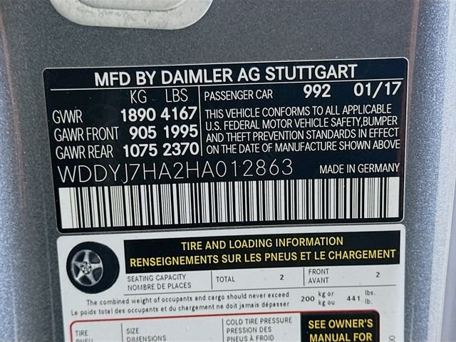Used 2017 Gray Mercedes-Benz Base image 28