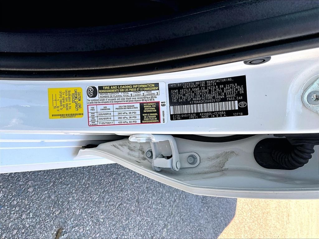 Certified Used 2025 White Toyota LE image 35