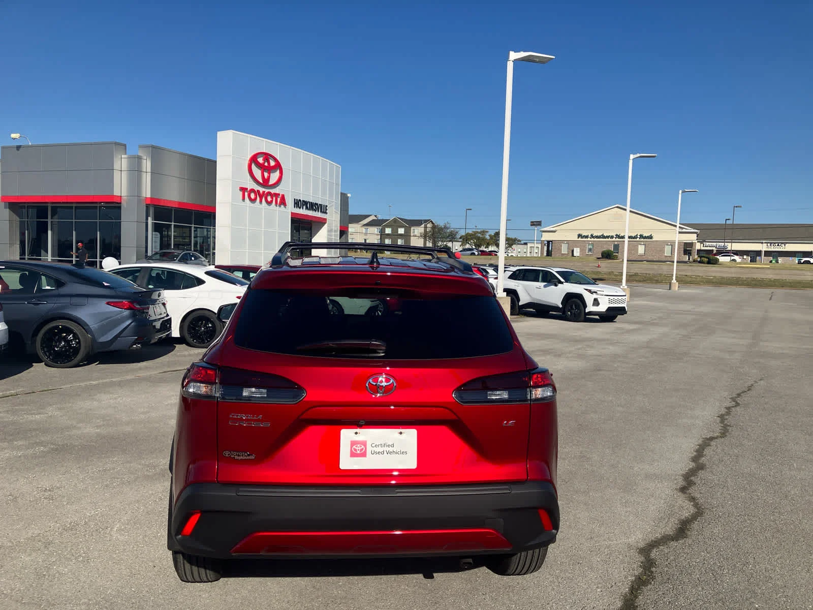 Certified Used 2026 Soul Red Crystal Toyota LE image 8