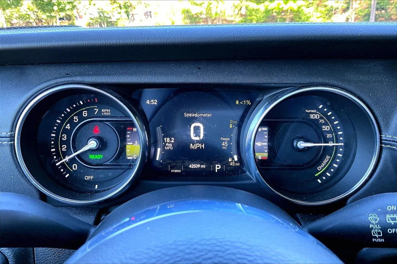 Certified Used 2023 Black Jeep Sahara 4xe image 10