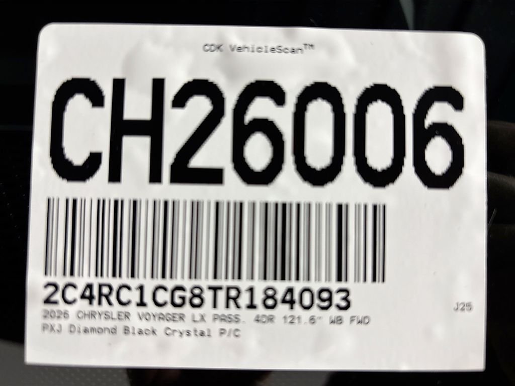 New 2026 Diamond Black Crystal Pearl-Coat Exterior Paint Chrysler LX image 22