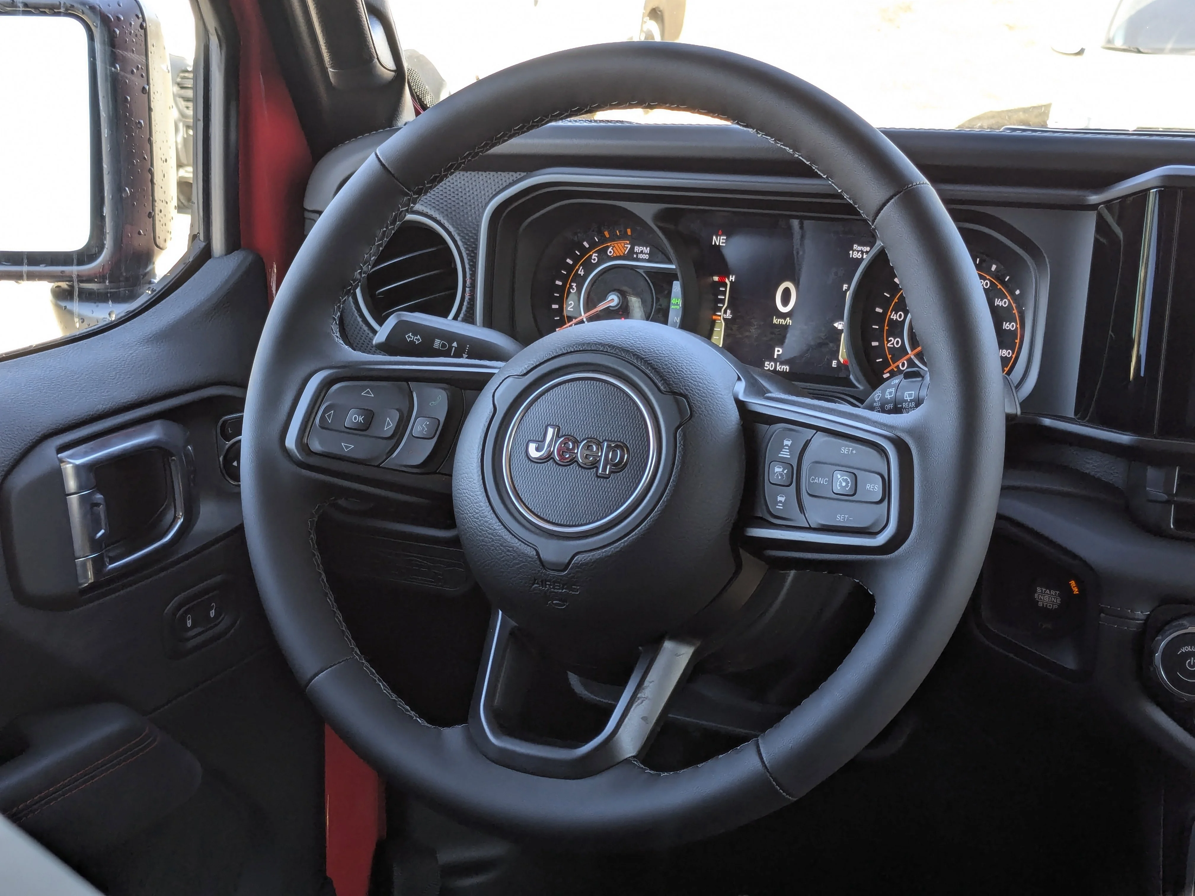 New 2026 Red Jeep Rubicon X - - Body-Color Hardtop - Nappa Lthr - Recon Pkg - Steel Bumpers - 8-Spd Auto & More! image 15