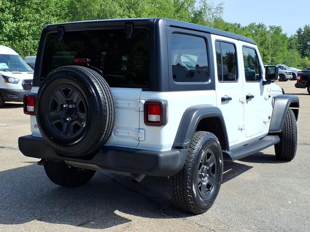 Certified Used 2023 Bright White Clearcoat Jeep Sport image 4