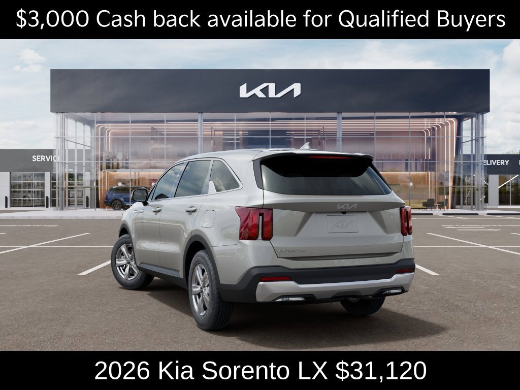 New 2026 Ivory Silver Kia LX image 5