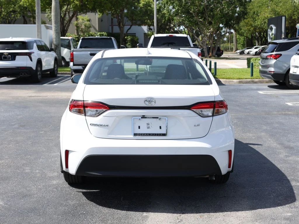Used 2025 White Toyota LE image 6