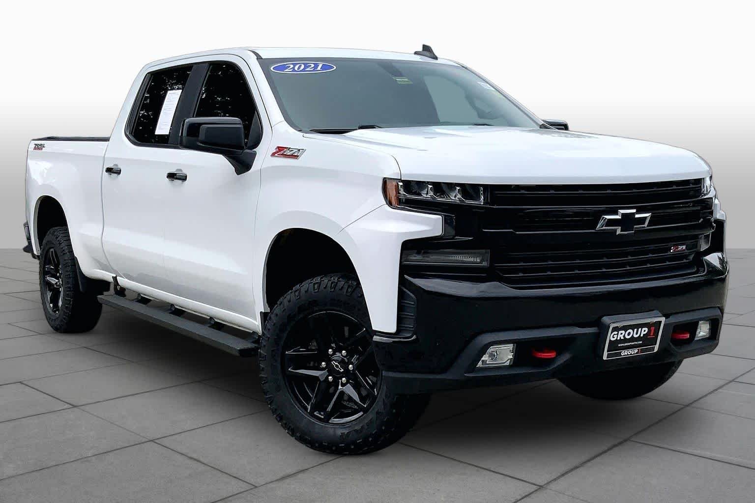 Used 2021 Summit White Chevrolet LT Trail Boss image 3