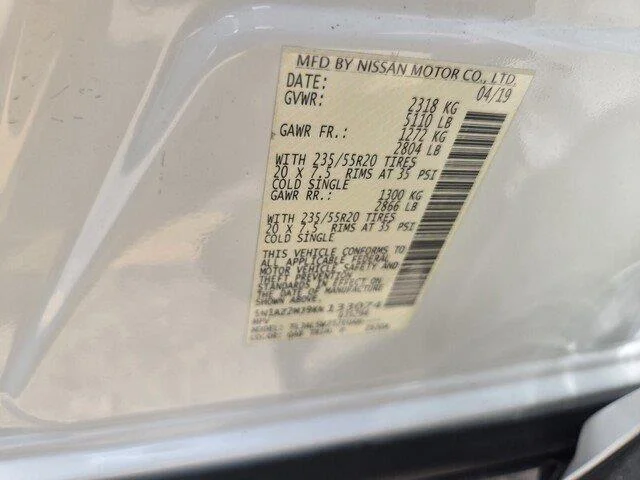 Used 2019 Pearl White Tricoat Nissan Platinum image 33