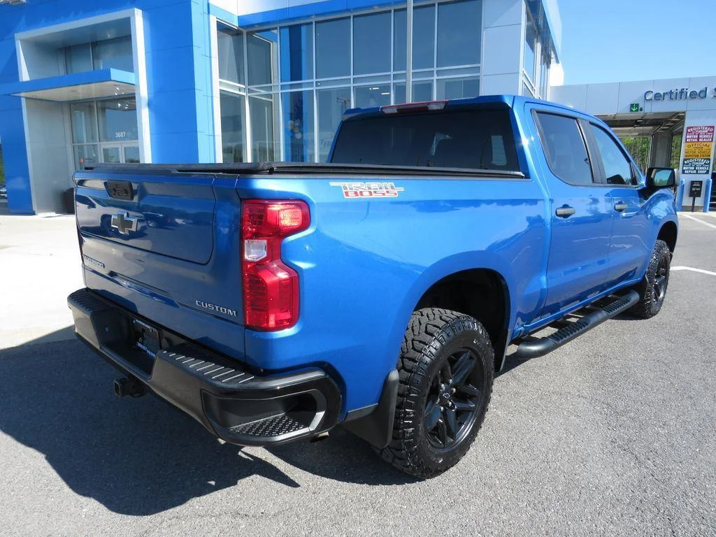 Used 2022 Glacier Blue Metallic Chevrolet Custom Trail Boss image 7