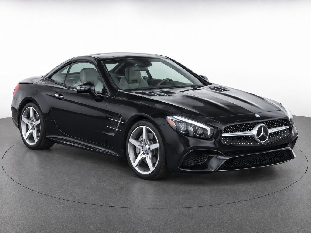 Used 2017 Black Mercedes-Benz SL 550 image 2