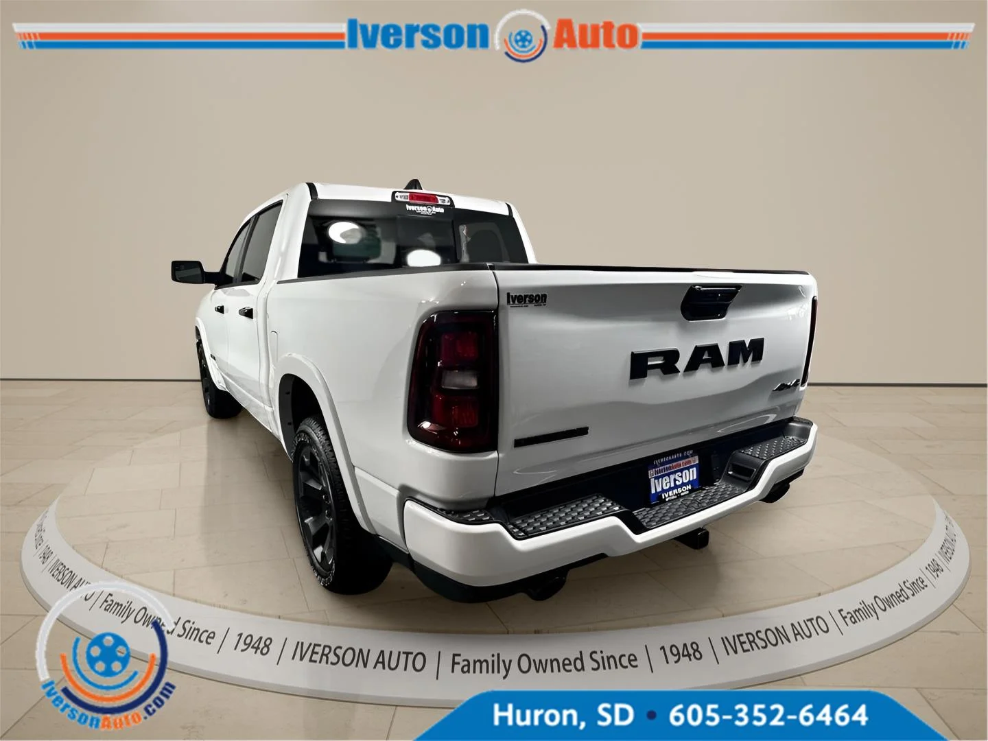 New 2026 Bright White Clear-Coat Exterior Paint RAM Big Horn image 4