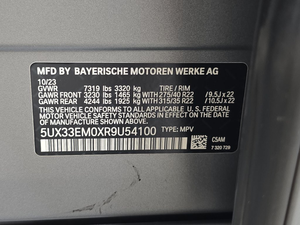 Certified Used 2024 Frozen Pure Gray Metallic BMW M60i image 34