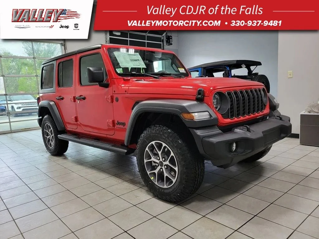 New 2026 Firecracker Red Clearcoat Jeep Sport S image 1