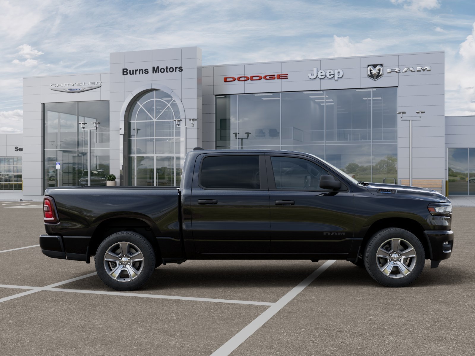 New 2026 Diamond Black Crystal Pearl-Coat Exterior Paint RAM Express image 21
