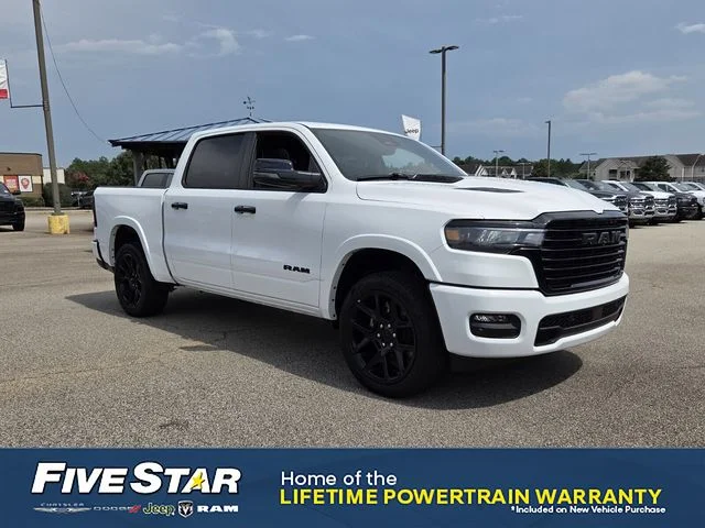 New 2026 Bright White Clear-Coat Exterior Paint RAM Laramie image 1