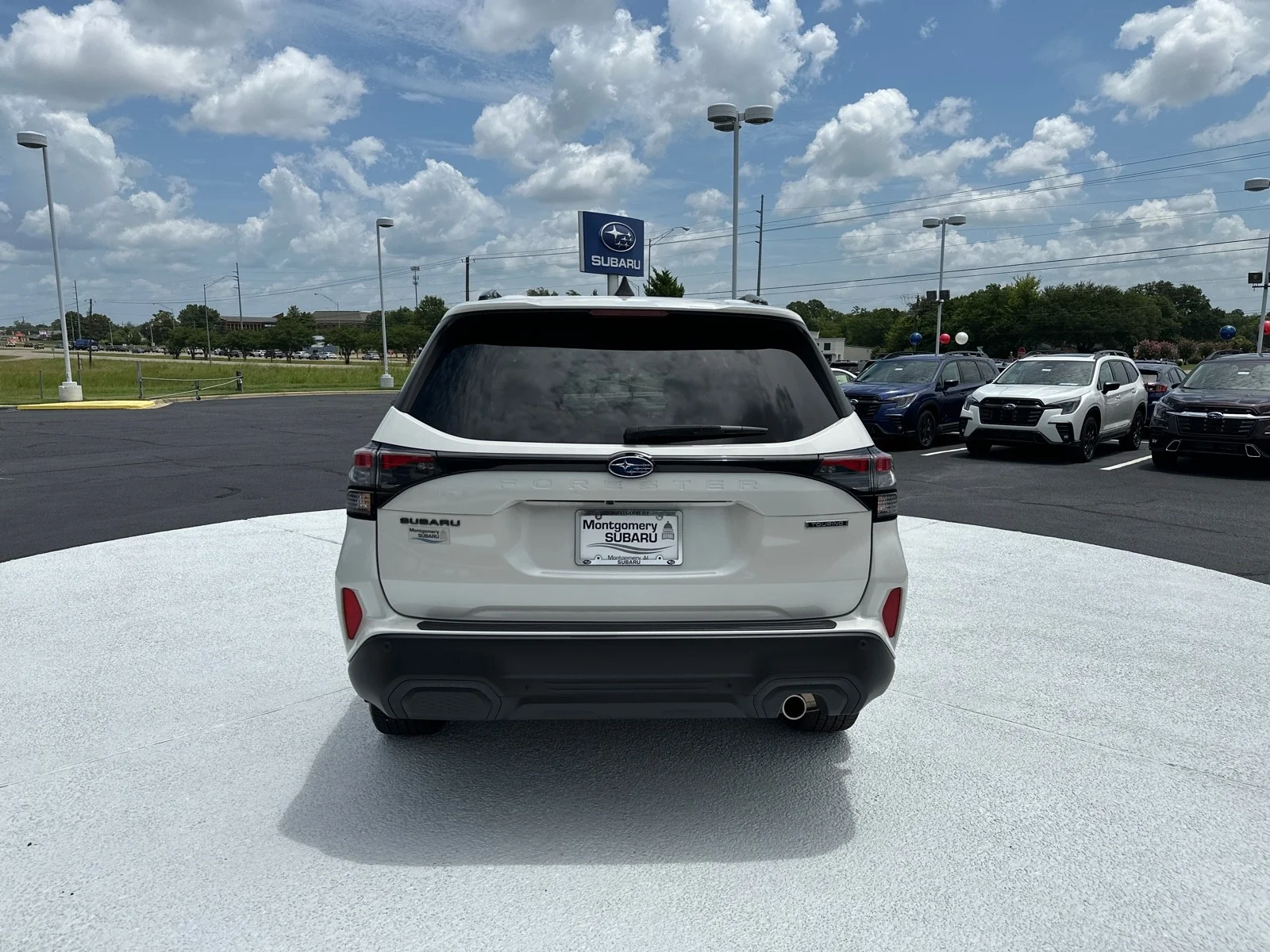 Certified Used 2025 Crystal White Pearl Subaru Touring AWD image 6