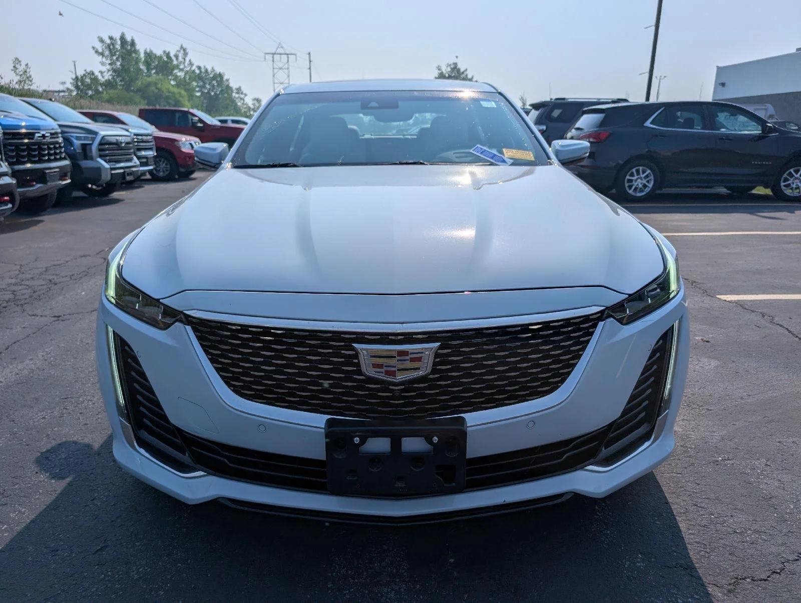 Used 2022 Diamond Sky Metallic Cadillac Premium Luxury image 2