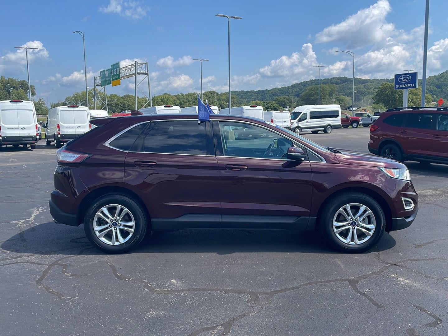 Certified Used 2018 Burgundy Velvet Metallic Tinted Clearcoat Ford SEL image 6