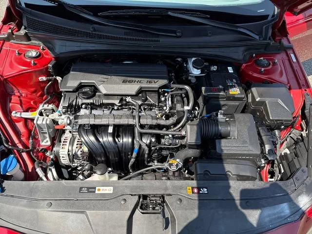 Used 2023 Scarlet Red Pearl Hyundai SEL image 29