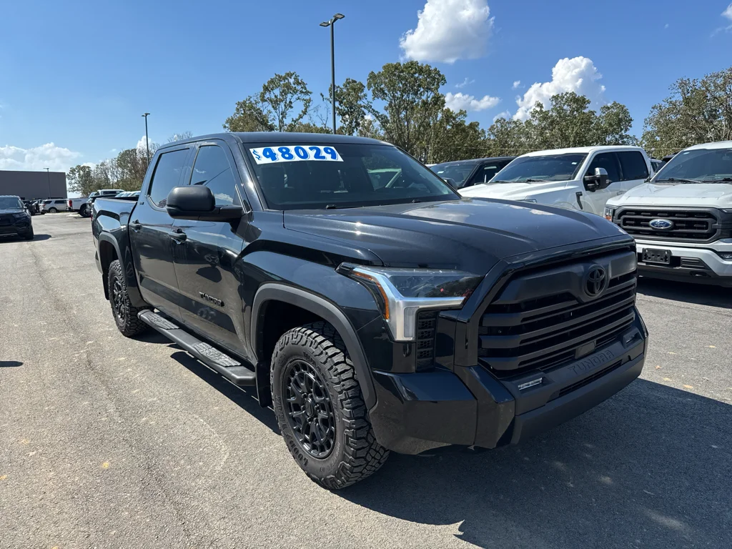 Used 2025 Midnight Black Metallic Toyota SR5 image 3