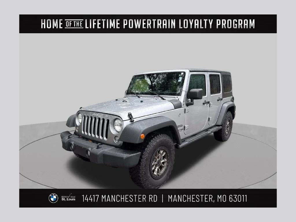 Used 2018 Silver Jeep Unlimited Sport image 1