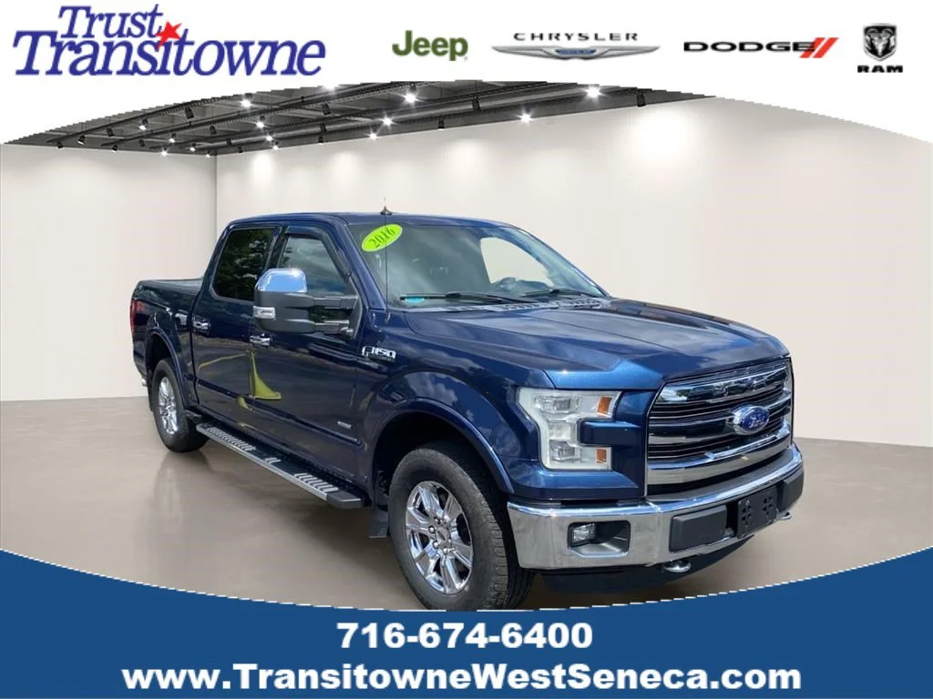 Used 2016 Blue Ford Lariat image 1